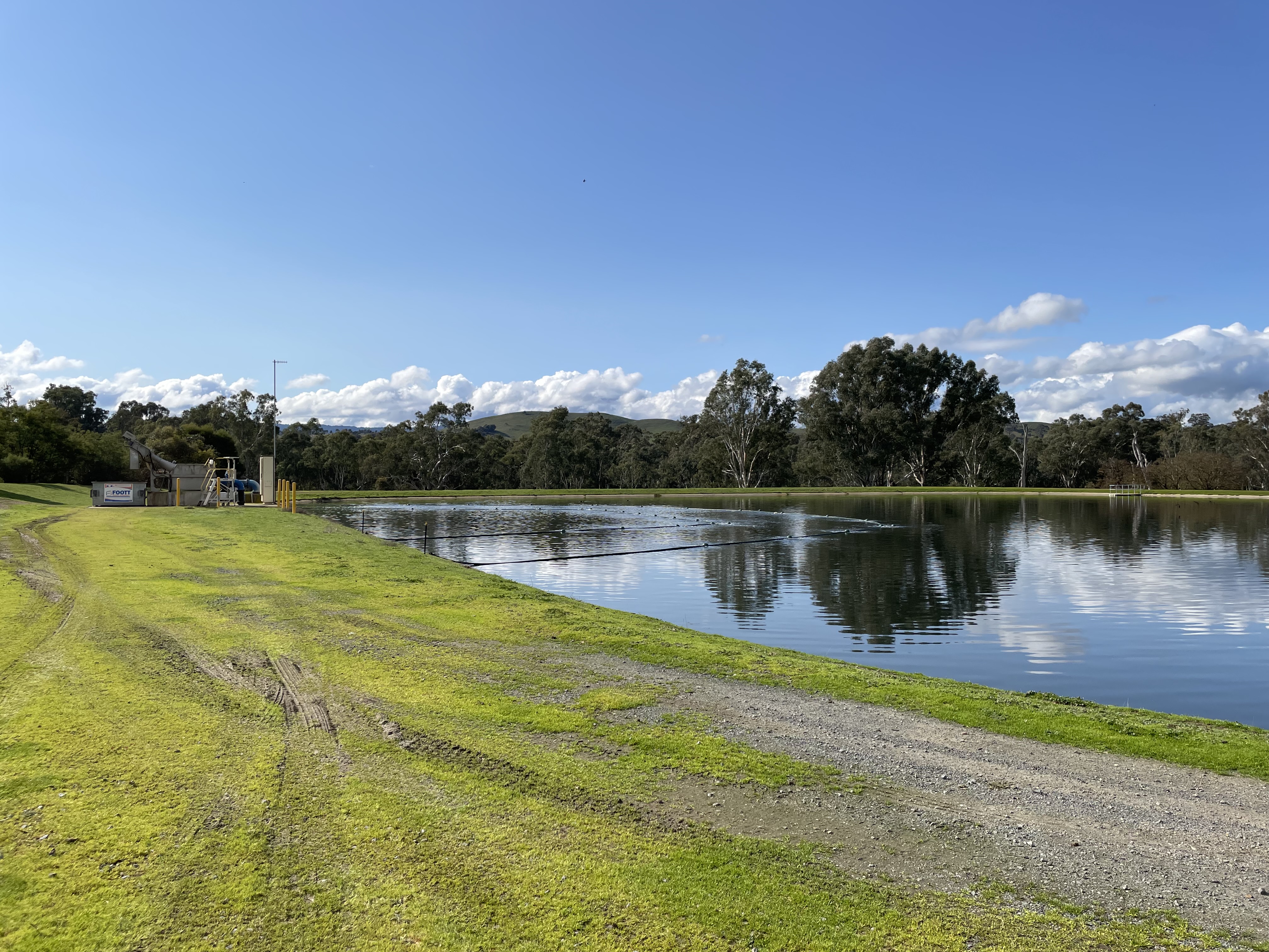 Recycled water release into Yea River